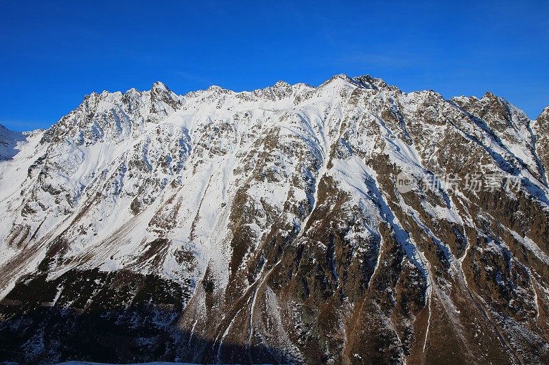 Ischgl / Samnaun滑雪场，奥地利冬季